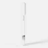 エンジェル失った、考えin、白黒デザイン iPhoneケース (右側面)