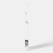 エンジェル失った、考えin、白黒デザイン iPhoneケース (左側面)