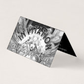 エンジェル女神ライフお祝い誕生日招待状 (正面)