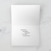 エンジェル悔やみや弔慰祖母 カード (内部)