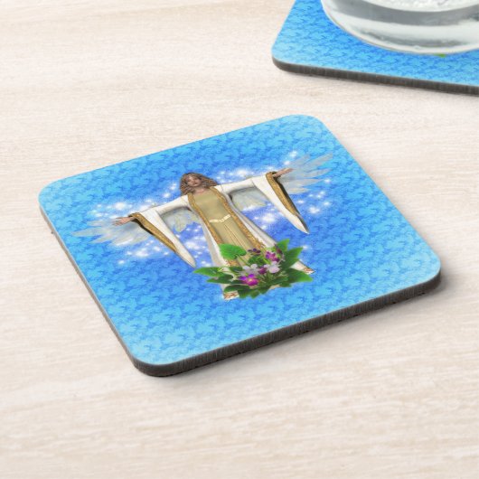 エンジェル感動的コースターセット コースター (左側)