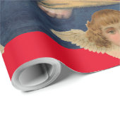 エンジェル折り飛んでいる畳みグリーティングカード ラッピングペーパー (ロールコーナー)