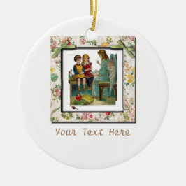 エンジェル教えの子供 セラミックオーナメント