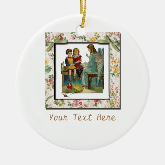 エンジェル教えの子供 セラミックオーナメント (正面)