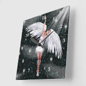 エンジェル時計 スクエア壁時計 (傾斜)