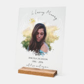 エンジェル澄んウィングス記念写真 アクリルサイン (傾斜)