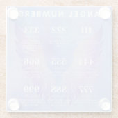 エンジェル番号意味コレクション ガラスコースター (裏面)