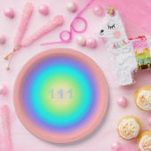 エンジェル番号111 – 表示 ペーパープレート (パーティー)