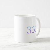 エンジェル番号333 – サポート コーヒーマグカップ (正面右)