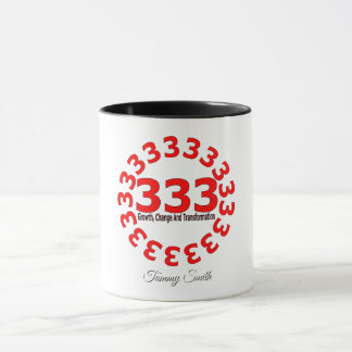 エンジェル番号333 – バランスと神の導き マグカップ
