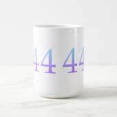 エンジェル番号444 – 保護 コーヒーマグカップ (中央)