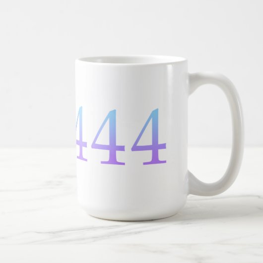 エンジェル番号444 – 保護 コーヒーマグカップ (右)