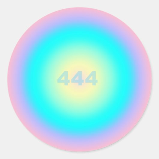 エンジェル番号444 – 保護 ラウンドシール (正面)