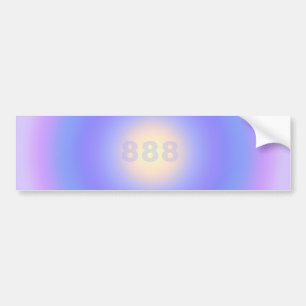 エンジェル番号888 – 右のパス バンパーステッカー