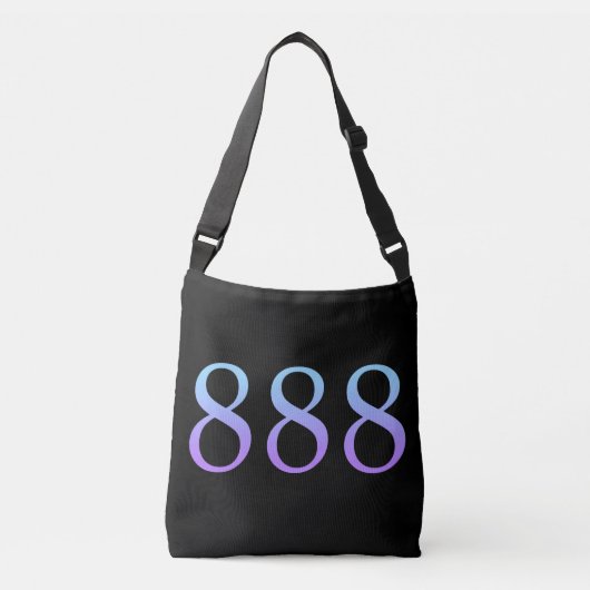 エンジェル番号888 – 残高 クロスボディバッグ (正面)