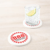 エンジェル番号888 – 繁栄と豊富 コースター (側面)