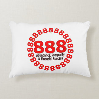 エンジェル番号888 – 豊富さと調和 アクセントクッション