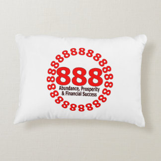 エンジェル番号888 – 豊富さと調和 アクセントクッション