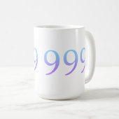 エンジェル番号999 コーヒーマグカップ (正面右)