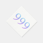 エンジェル番号999 スタンダードカクテルナプキン (角)