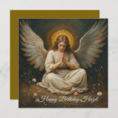 エンジェル祈のグリーティングカードデザイン (正面/裏面)