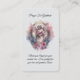 エンジェル祈りの言葉感謝祈りの言葉カード 名刺