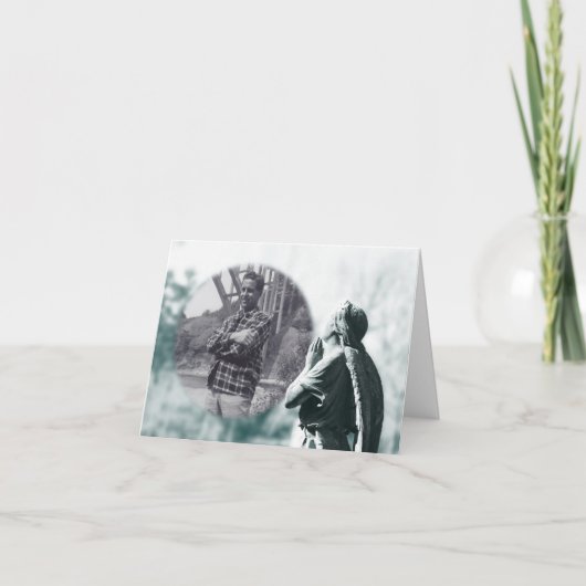 エンジェル祈りの言葉葬祭の告知 案内状 (正面)