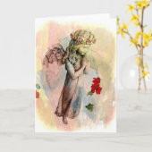 エンジェル祈ズグリーティングカード水彩 カード (黄色い花)