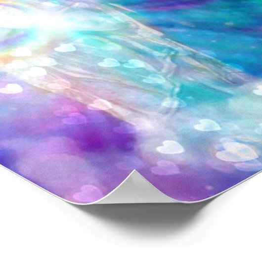 エンジェル祈ズ世界平和の美しいアーカラフルト ポスター (角)