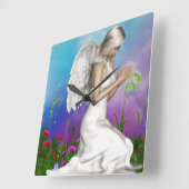 エンジェル祈ズ スクエア壁時計 (傾斜)