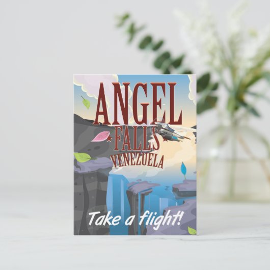 エンジェル秋ベネズエラ旅行ポスター ポストカード (スタンド正面)