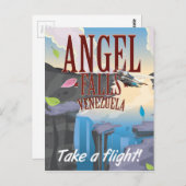 エンジェル秋ベネズエラ旅行ポスター ポストカード (正面/裏面)