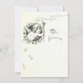 エンジェル結婚式招待状 招待状 (正面)