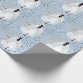 エンジェル絵を描とスター2ラッピング紙 ラッピングペーパー (角)