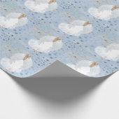 エンジェル絵を描と星のラッピング紙 ラッピングペーパー (角)