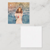 エンジェル絵を描ズのミニノテカード2.5インチ ノートカード (正面/裏面)