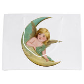 エンジェル絵画ムーン ラージペーパーバッグ (正面)