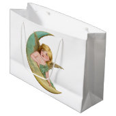 エンジェル絵画ムーン ラージペーパーバッグ (正面アングル)