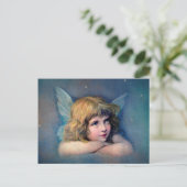 エンジェル絵画ヴィンテージ ポストカード (スタンド正面)