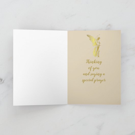 エンジェル考えるズ・オブ・ユーとことわざ・ア・祈りの言葉 カード (内部)