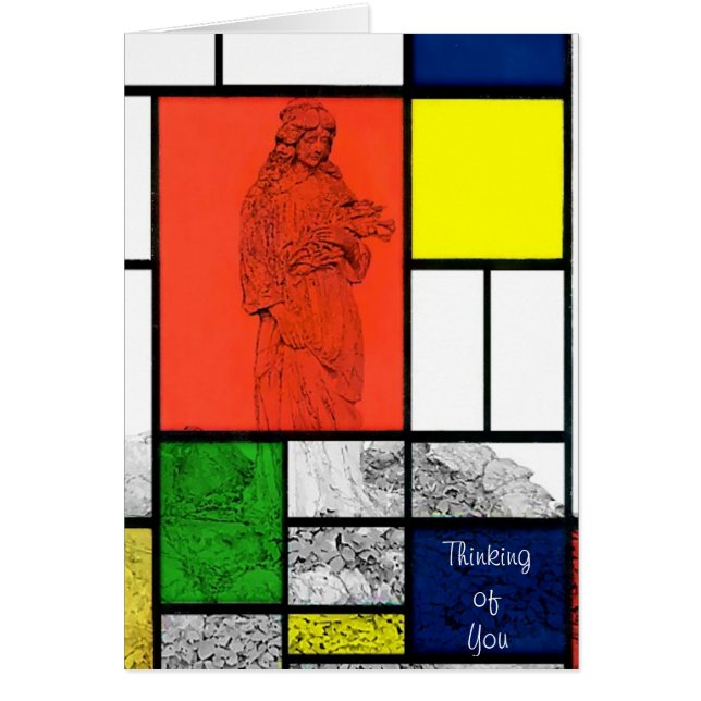 エンジェル考えブーケのカード (正面)