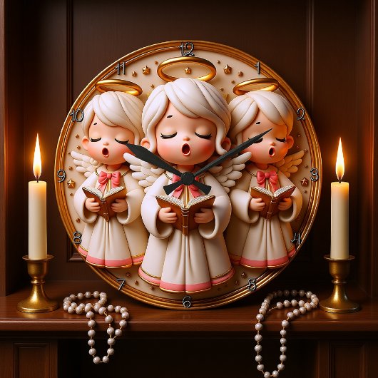 エンジェル聖歌隊 ラージ壁時計