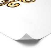 エンジェル航空ポスターinホワイト ポスター (角)