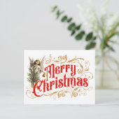 エンジェル華美・メリー・クリスマス・レトロ シーズンポストカード (スタンド正面)