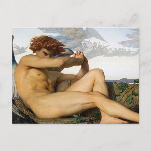 エンジェル落ちたアレクサンドレカバネルオリジナル ポストカード (正面)