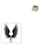 エンジェル落ちたウーマンオリジナルアート ラバースタンプ (押印)