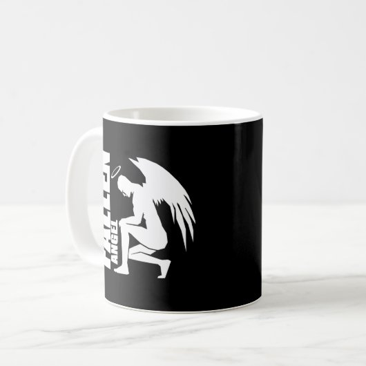 エンジェル落ちたエンジェル落ちたスカイヘルエンジェルウィングス コーヒーマグカップ (正面左)