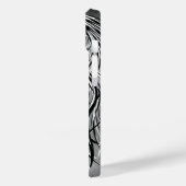 エンジェル落ちたググレーモノクロ Case-Mate iPhoneケース (裏面 / 左)