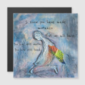 エンジェル落ちたシュレアルアート心地よい磁気カード (正面/裏面)