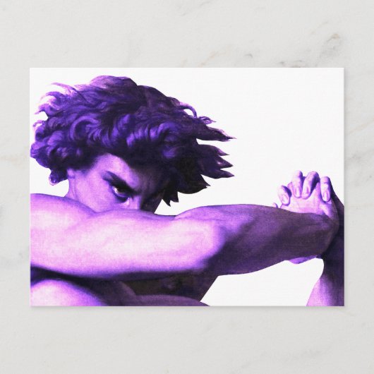 エンジェル落ちたズ絵を描バイアレキサンドレカバネル ポストカード (正面)